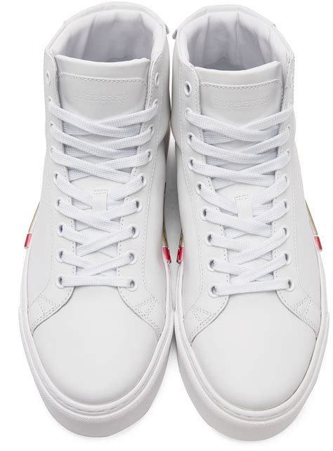 burberry bio-based sole leather sneakers|Burberry Leather Bio.